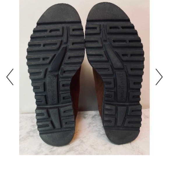 Paul Green Chelsea cinnamon and plaid colored suede ankle boots - Picture 4 of 4